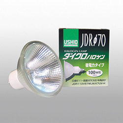 鹵素?zé)襞輄原廠ushio牛尾供應(yīng)!uv燈鹵素?zé)襞輏dr110v65wln/kuvh