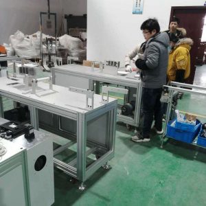 平面口罩機(jī)_一次性平面口罩機(jī)全自動(dòng)一拖二生產(chǎn)線折疊