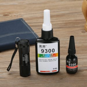 塑料金屬玻璃無(wú)影膠50ML全透明無(wú)痕跡紫外線UV膠高粘度無(wú)痕膠水